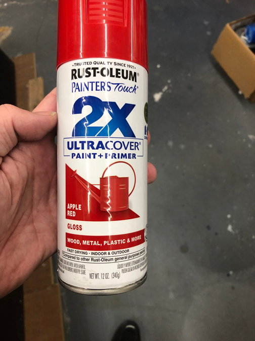 a can of aerosol spray paint